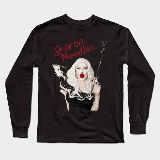 Sharon Needles Long Sleeve T-Shirt by aespinel